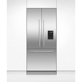 32'' French Door Refrigerator Freezer, 72'' H, 14.7 cu ft, F&P Stainless Panel Req, Ice & Internal Water Requires - RD3272AU UB