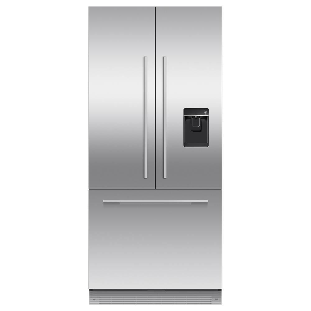 Fisher & Paykel - 32'' French Door Refrigerator Freezer, 72'' H, 14.7 cu ft, F&P Stainless Panel Req, Ice & Internal Water Requires - RD3272AU UB