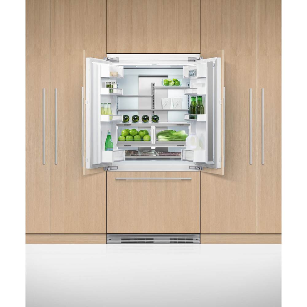 36'' French Door Refrigerator Freezer, 72'' H, 16.8 cu ft, Panel Ready, Ice Only