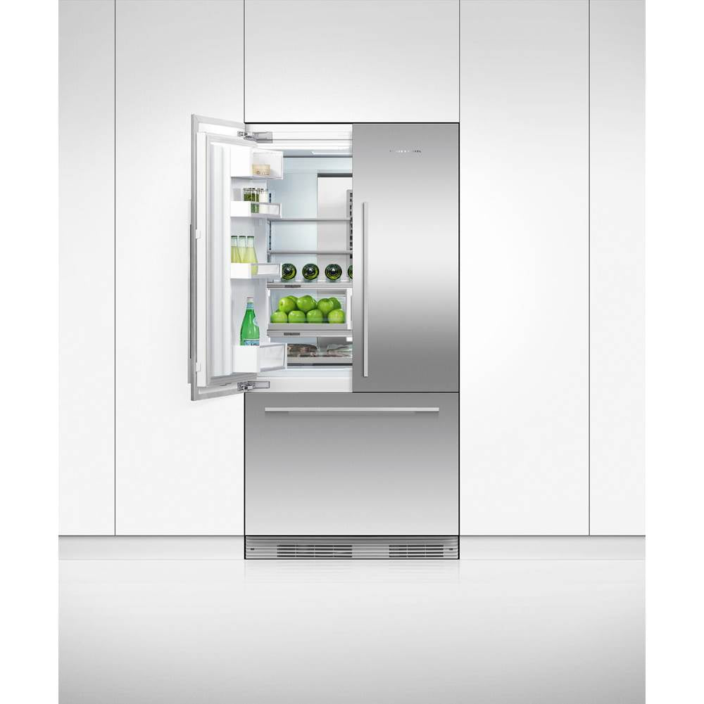 36'' French Door Refrigerator Freezer, 72'' H, 16.8 cu ft, Panel Ready, Ice Only