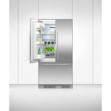 36'' French Door Refrigerator Freezer, 72'' H, 16.8 cu ft, Panel Ready, Ice Only