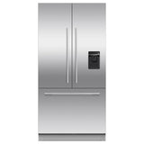Fisher & Paykel - 36'' French Door Refrigerator Freezer, 72'' H, 16.8 cu ft, F&P Stainless Panel Req, Ice & External Water Requires - RD3672AU
