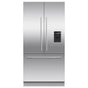 Fisher & Paykel - 36'' French Door Refrigerator Freezer, 72'' H, 16.8 cu ft, F&P Stainless Panel Req, Ice & External Water Requires - RD3672AU