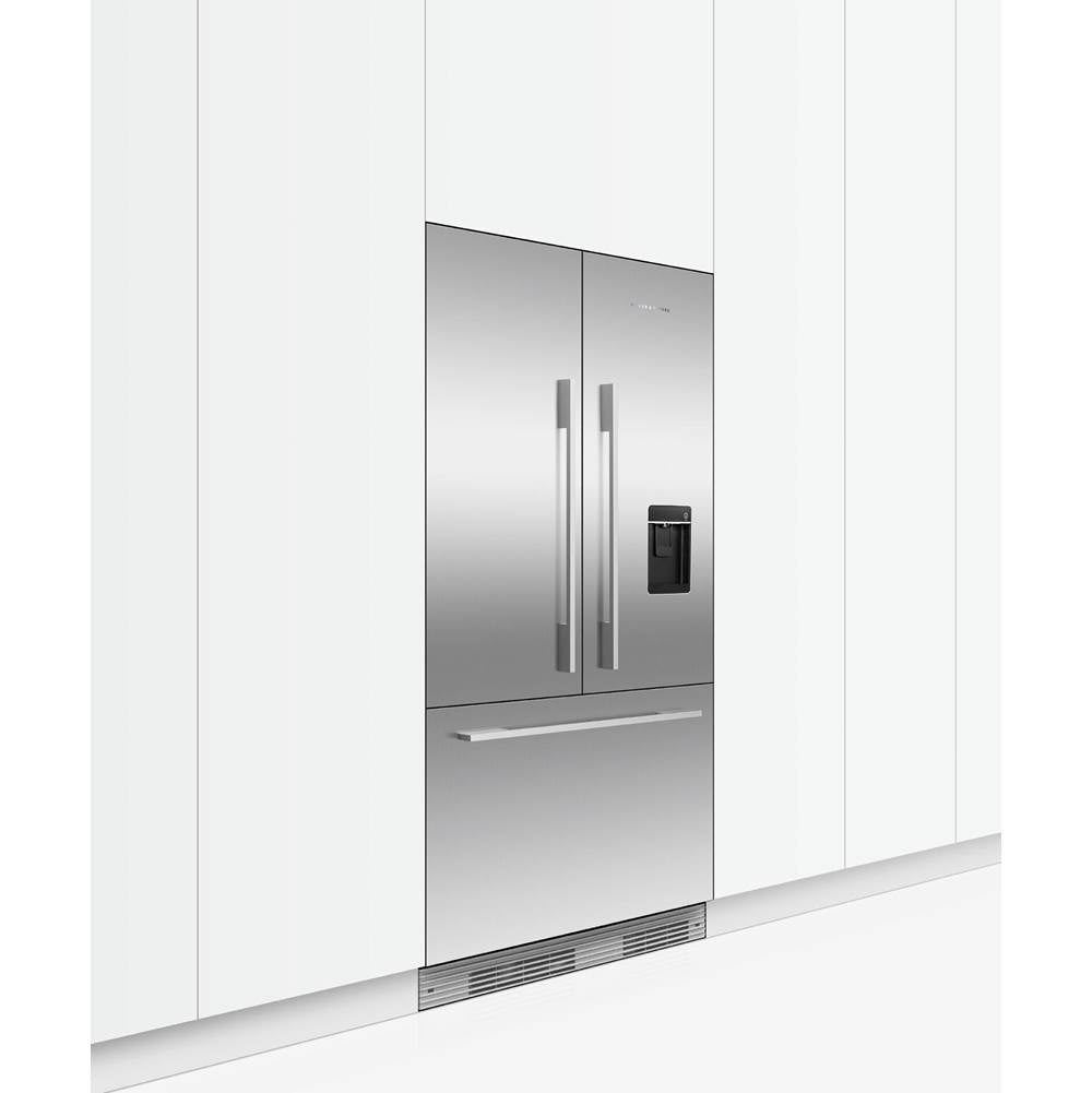 36'' French Door Refrigerator Freezer, 72'' H, 16.8 cu ft, F&P Stainless Panel Req, Ice & External Water Requires - RD3672AU