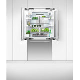 36'' French Door Refrigerator Freezer, 80'' H, 16.8 cu ft, Panel Ready, Ice Only