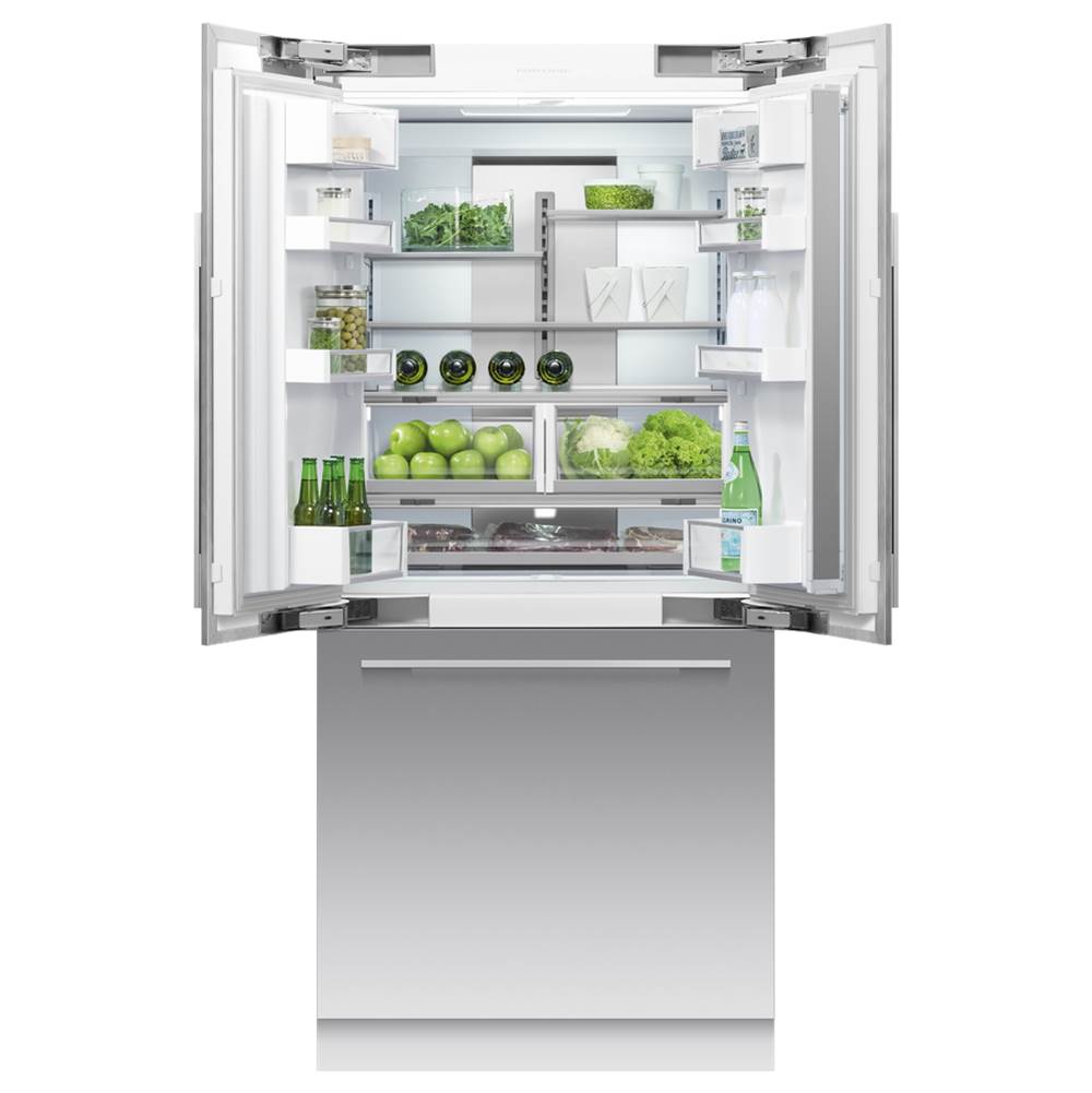 36'' French Door Refrigerator Freezer, 80'' H, 16.8 cu ft, Panel Ready, Ice Only