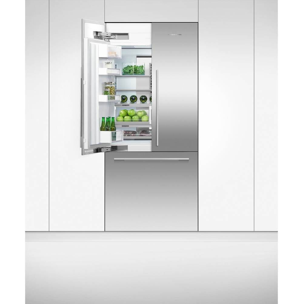 36'' French Door Refrigerator Freezer, 80'' H, 16.8 cu ft, Panel Ready, Ice Only