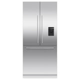Fisher & Paykel - 36'' French Door Refrigerator Freezer, 80'' H, 16.8 cu ft, F&P Stainless Panel Req, Ice & External Water Requires - RD3680AU or RD3684AU