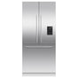 Fisher & Paykel - 36'' French Door Refrigerator Freezer, 80'' H, 16.8 cu ft, F&P Stainless Panel Req, Ice & External Water Requires - RD3680AU or RD3684AU
