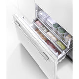 36'' Bottom Mount Refrigerator Freezer, 80'' H, 16.8 cu ft, Panel Ready, Ice Only, Left Hinge