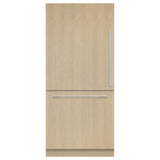 Fisher & Paykel - 36'' Bottom Mount Refrigerator Freezer, 80'' H, 16.8 cu ft, Panel Ready, Ice Only, Left Hinge