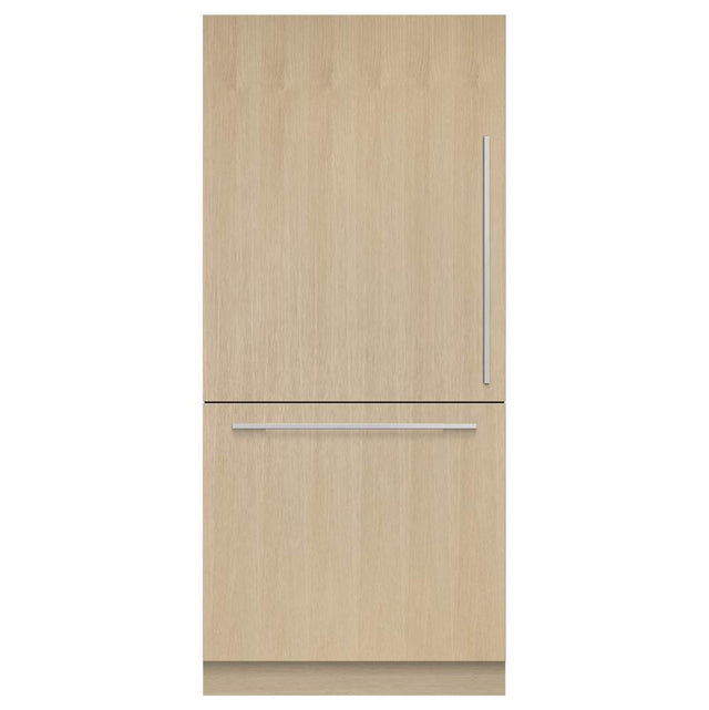Fisher & Paykel - 36'' Bottom Mount Refrigerator Freezer, 80'' H, 16.8 cu ft, Panel Ready, Ice Only, Left Hinge