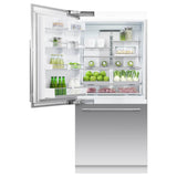 36'' Bottom Mount Refrigerator Freezer, 80'' H, 16.8 cu ft, Panel Ready, Ice Only, Left Hinge
