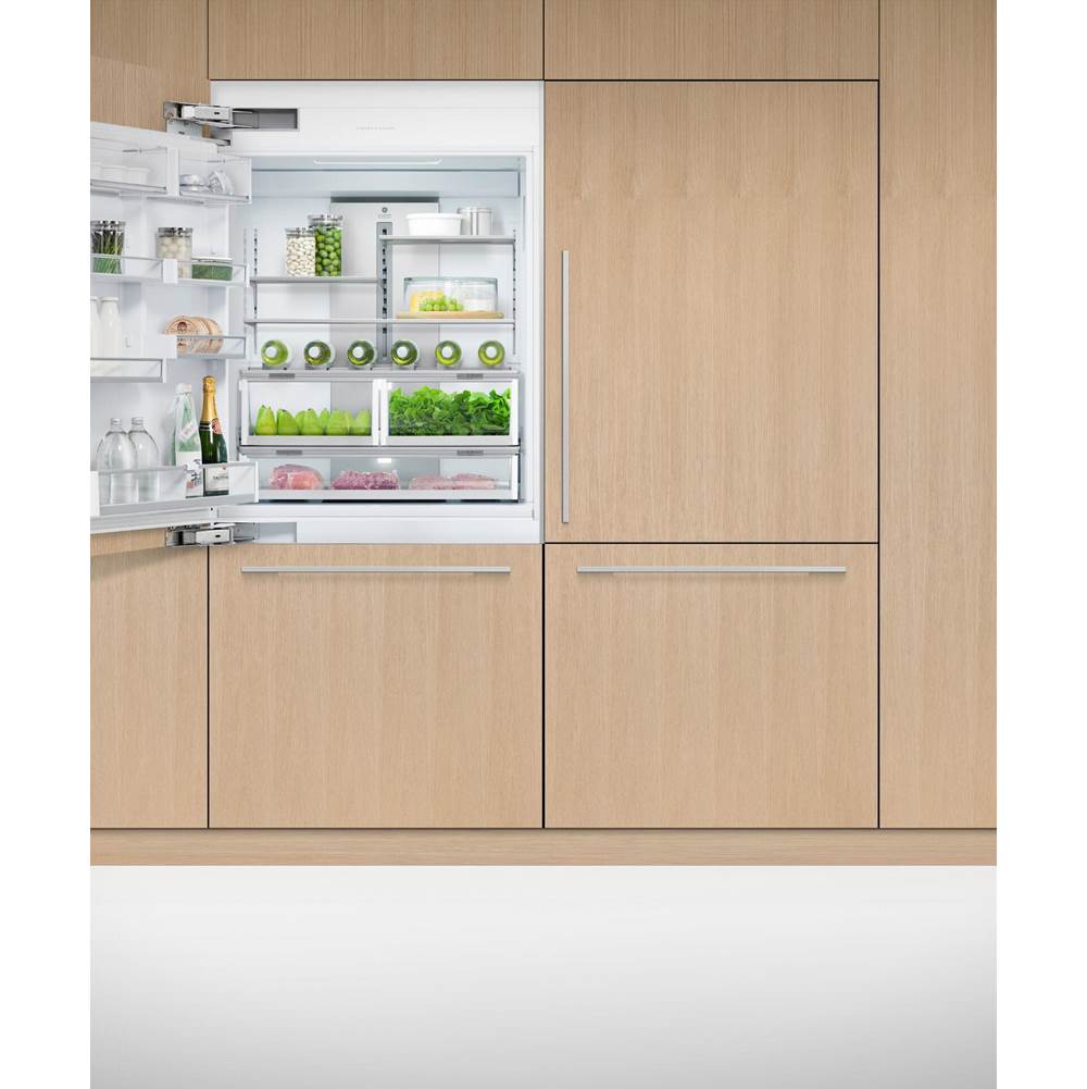 36'' Bottom Mount Refrigerator Freezer, 80'' H, 16.8 cu ft, Panel Ready, Ice Only, Right Hinge