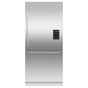 Fisher & Paykel - 36'' Bottom Mount Refrigerator Freezer, 80'' H, 16.8 cu ft, F&P Stainless Panel Req, Ice and External Water Requires - RD3680WRU or RD3684WRU