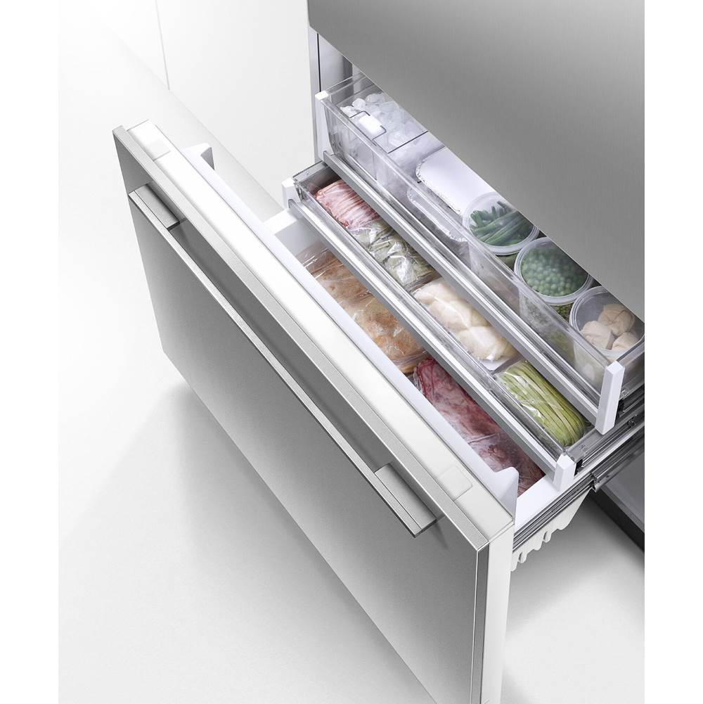 36'' Bottom Mount Refrigerator Freezer, 80'' H, 16.8 cu ft, F&P Stainless Panel Req, Ice and External Water Requires - RD3680WRU or RD3684WRU