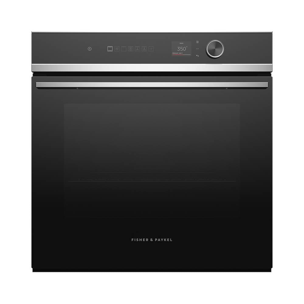 Fisher & Paykel - 24'' Oven, 11 Function, Touch Display with Dial, Self-cleaning  - New Contemporary Styling - Stainless Steel
