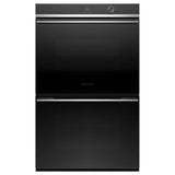 Fisher & Paykel - 30'' Double Oven, 17 Function, Touch Screen with Dial, Self-cleaning - New Contemporary Styling - Stainless Steel