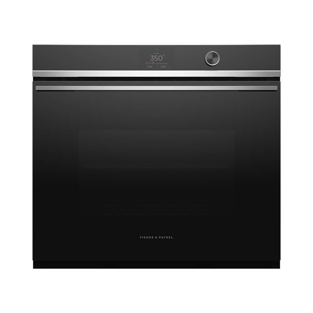 Fisher & Paykel - 30'' Oven, 17 Function, Touch Screen with Dial, Self-cleaning - New Contemporary Styling - Stainless Steel