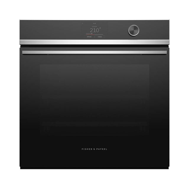 Fisher & Paykel - 24'' Combination Steam Oven, 23 Function, Touch Screen with Dial - Tall - New Contemporary Style - Stainless Steel