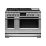 Fisher & Paykel - 48' Range, 6 Burners with Griddle, Self-cleaning, LPG