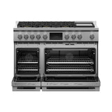 48' Range, 6 Burners with Griddle, Self-cleaning, LPG