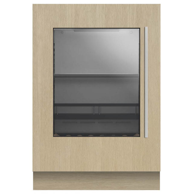 Fisher & Paykel - 24'' Undercounter Beverage Refrigerator, 4.6 cu. ft., Panel Ready Glass Door, Left Hinge (Reversible Door)