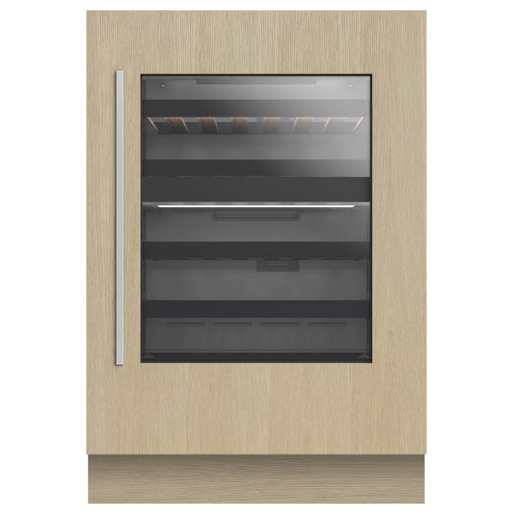 Fisher & Paykel - 24'' VTZ Undercounter Wine Cellar, Dual Zones, 35 Bottles, Panel Ready Glass Door, Right Hinge (Reversible Door)