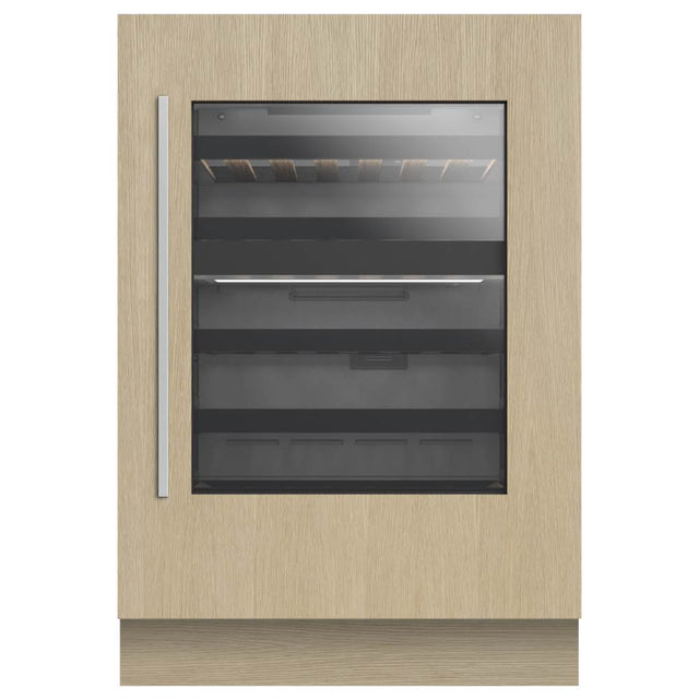 Fisher & Paykel - 24'' VTZ Undercounter Wine Cellar, Dual Zones, 35 Bottles, Panel Ready Glass Door, Right Hinge (Reversible Door)