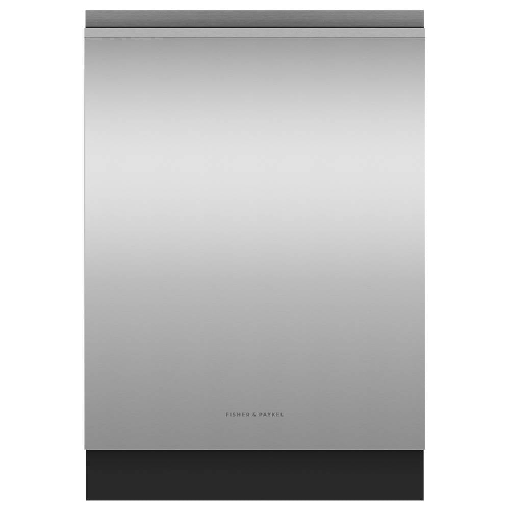 Fisher & Paykel - Stainless Steel, Tall,  8 Wash Cycles, 15 Place Settings, 3 Racks, Recessed Handle - Stainless Steel