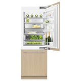 30'' VTZ Column Bottom Mount Refrigerator Freezer, Panel Ready, 15.9 cu ft, Stainless Interior, Ice & Internal Water, Right Hinge