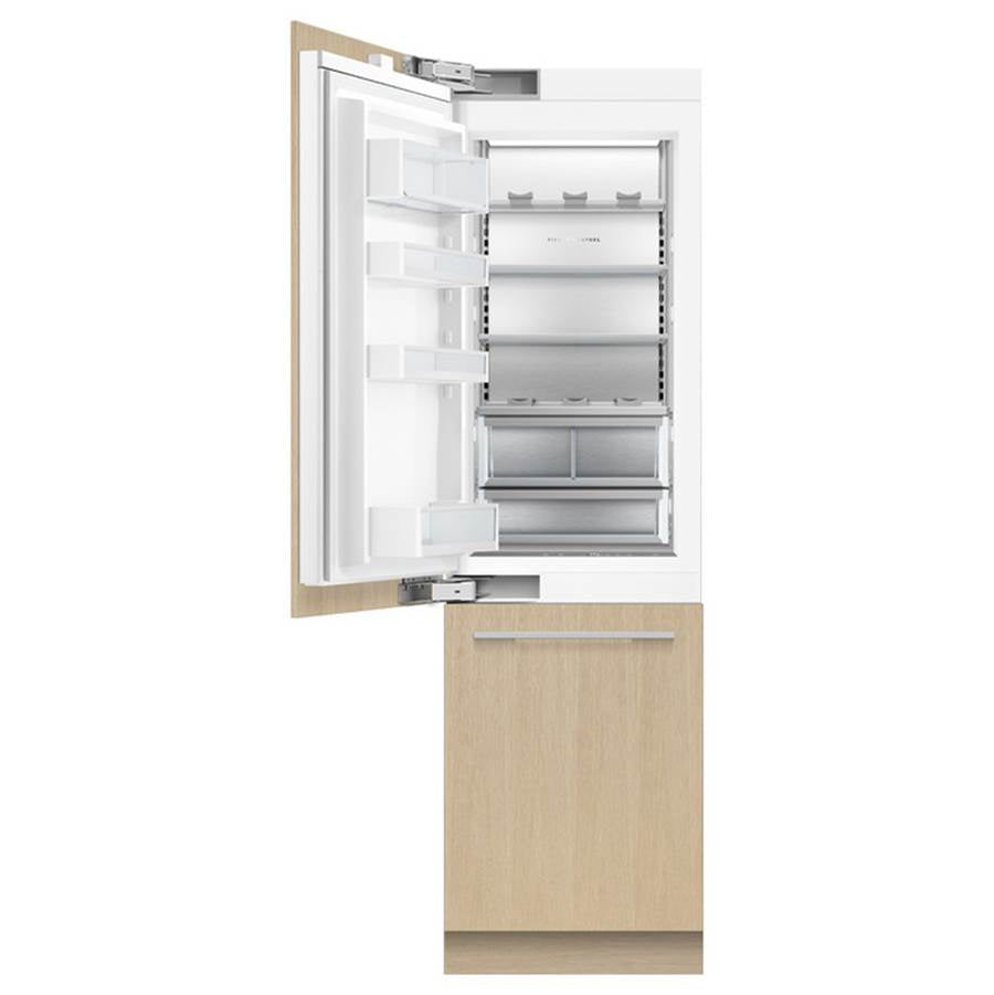 24'' VTZ Column Bottom Mount Refrigerator Freezer, Panel Ready, 12.1 cu ft, Stainless Interior, Ice & Internal Water, Left Hinge