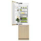 24'' VTZ Column Bottom Mount Refrigerator Freezer, Panel Ready, 12.1 cu ft, Stainless Interior, Ice & Internal Water, Left Hinge
