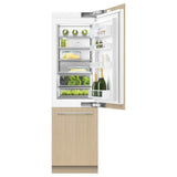 24'' VTZ Column Bottom Mount Refrigerator Freezer, Panel Ready, 12.1 cu ft, Stainless Interior, Ice & Internal Water, Right Hinge
