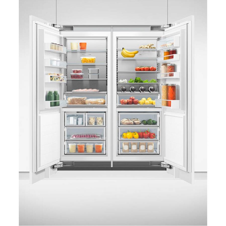 Fisher & Paykel - 18'' VTZ Column Freezer, Panel Ready, 7.8 cu ft, Stainless Interior, Ice Only, Left Hinge (Includes Joiner Kit)