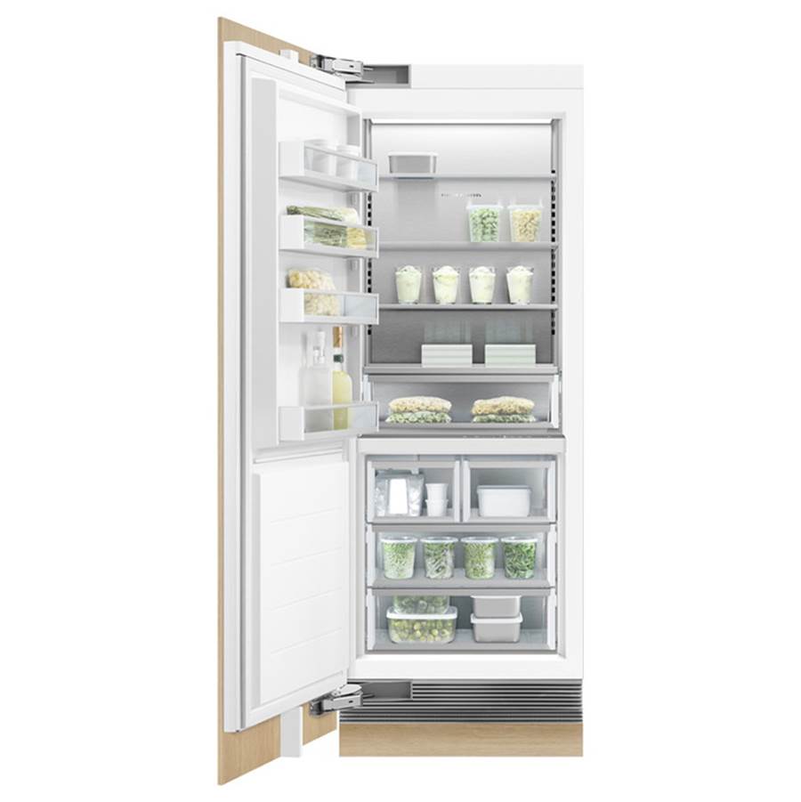 30'' VTZ Column Freezer, Panel Ready, 15.6 cu ft, Stainless Interior, Ice Only, Left Hinge (Includes Joiner Kit)