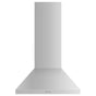 Fisher & Paykel - 30'' Pyramid Chimney Wall Hood, 600 CFM, Stainless Steel - Stainless Steel