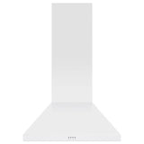 Fisher & Paykel - 30'' Pyramid Chimney Wall Hood, 600 CFM, White - White