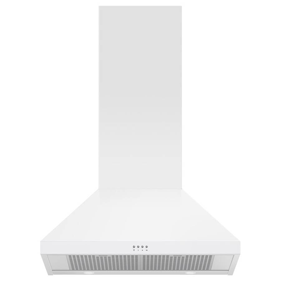 30'' Pyramid Chimney Wall Hood, 600 CFM, Stainless Steel