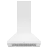 30'' Pyramid Chimney Wall Hood, 600 CFM, Stainless Steel