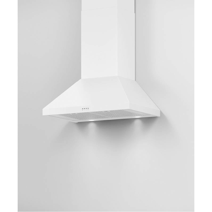30'' Pyramid Chimney Wall Hood, 600 CFM, Stainless Steel
