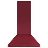 Fisher & Paykel - 30'' Pyramid Chimney Wall Hood, 600 CFM, Red - Red