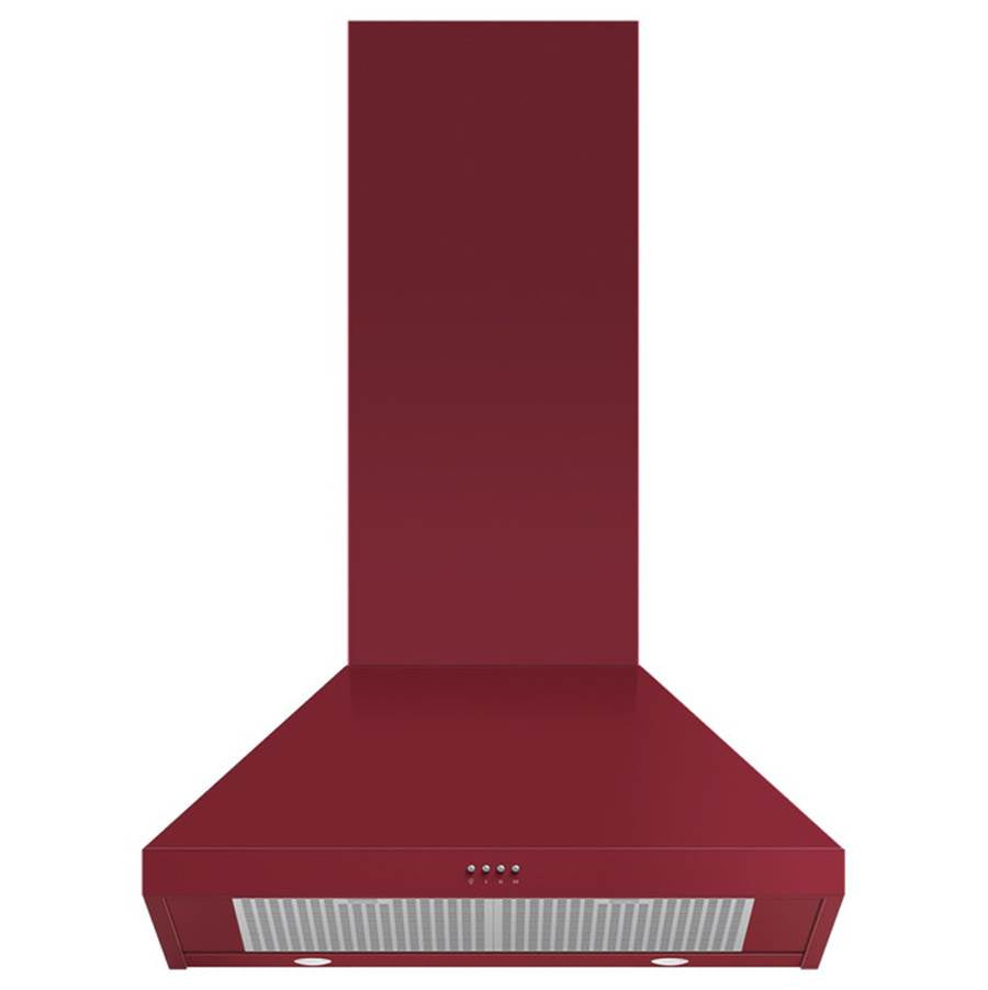 30'' Pyramid Chimney Wall Hood, 600 CFM, Stainless Steel