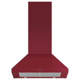 30'' Pyramid Chimney Wall Hood, 600 CFM, Stainless Steel