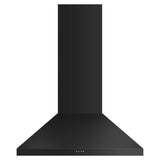 Fisher & Paykel - 36'' Pyramid Chimney Wall Hood, 600 CFM, Black - Black