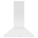 Fisher & Paykel - 36'' Pyramid Chimney Wall Hood, 600 CFM, White - White
