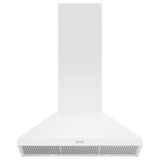 36'' Pyramid Chimney Wall Hood, 600 CFM, Stainless Steel