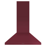 Fisher & Paykel - 36'' Pyramid Chimney Wall Hood, 600 CFM, Red - Red