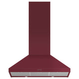 36'' Pyramid Chimney Wall Hood, 600 CFM, Stainless Steel