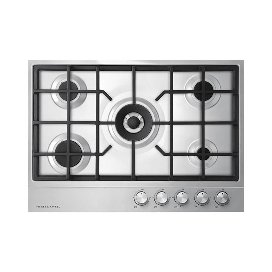 Fisher & Paykel - 30'' Cooktop, 5 Burners, Natural Gas - Stainless Steel